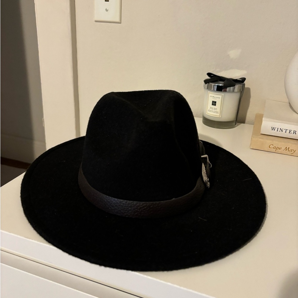 2 hats (black and brown), sold together or separate!